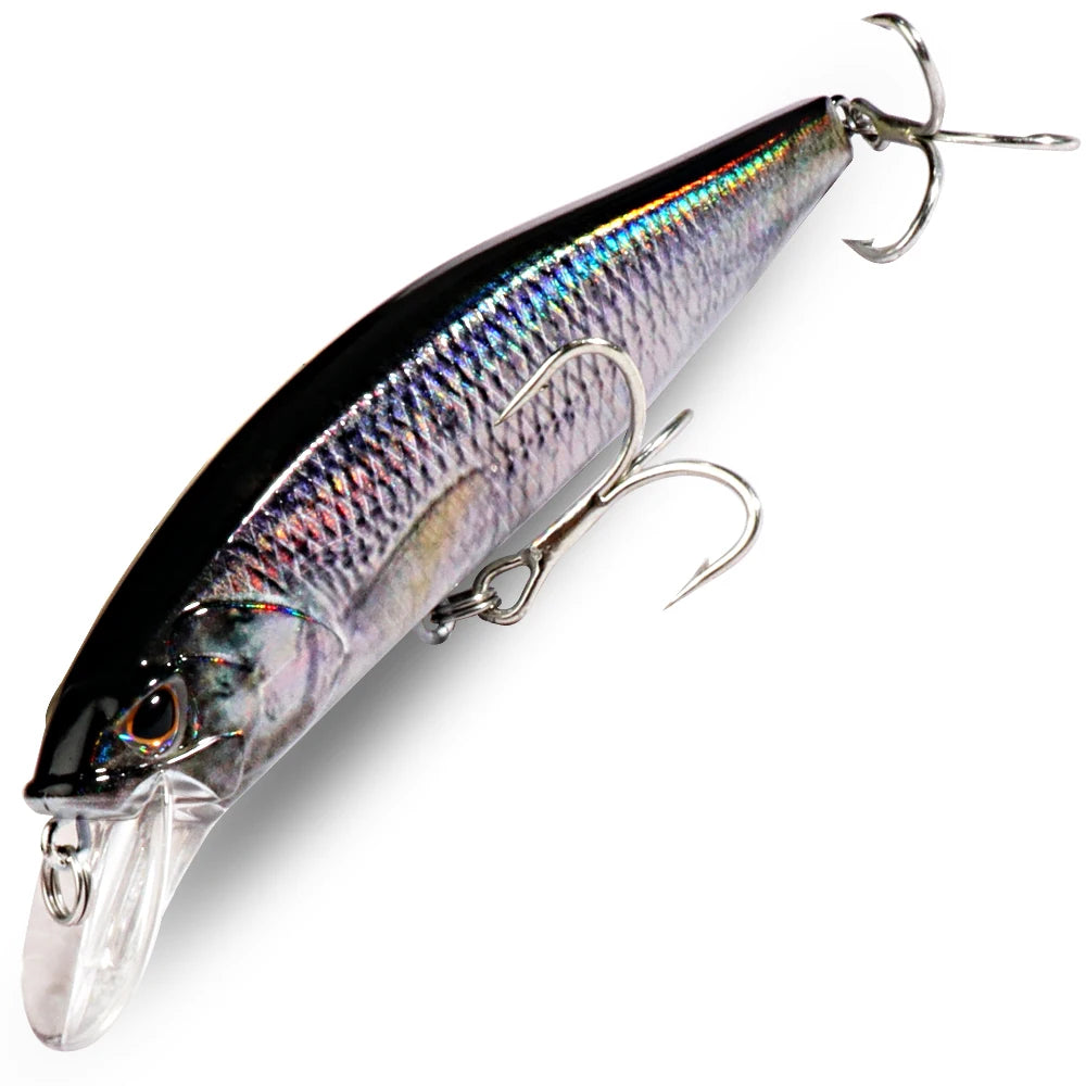 Minnow Sinking 19g Floating 15g Fishing Lure HardBait Treble Hooks Swimbait Pesca Tackle Wobbler Crank Jerkbait Artificial Bait