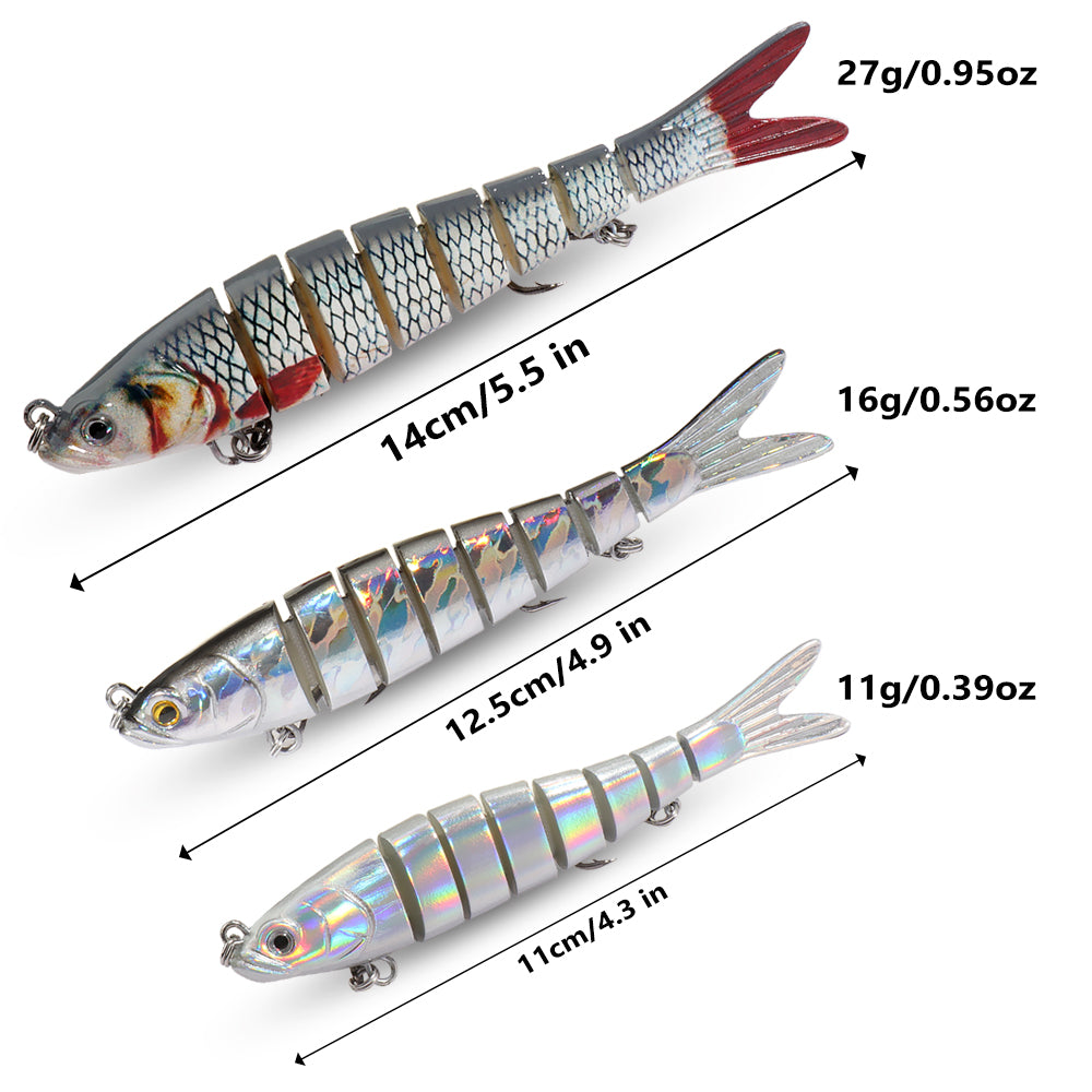 GOBAIT® Swimbait Lure Multi Joint Sinking System