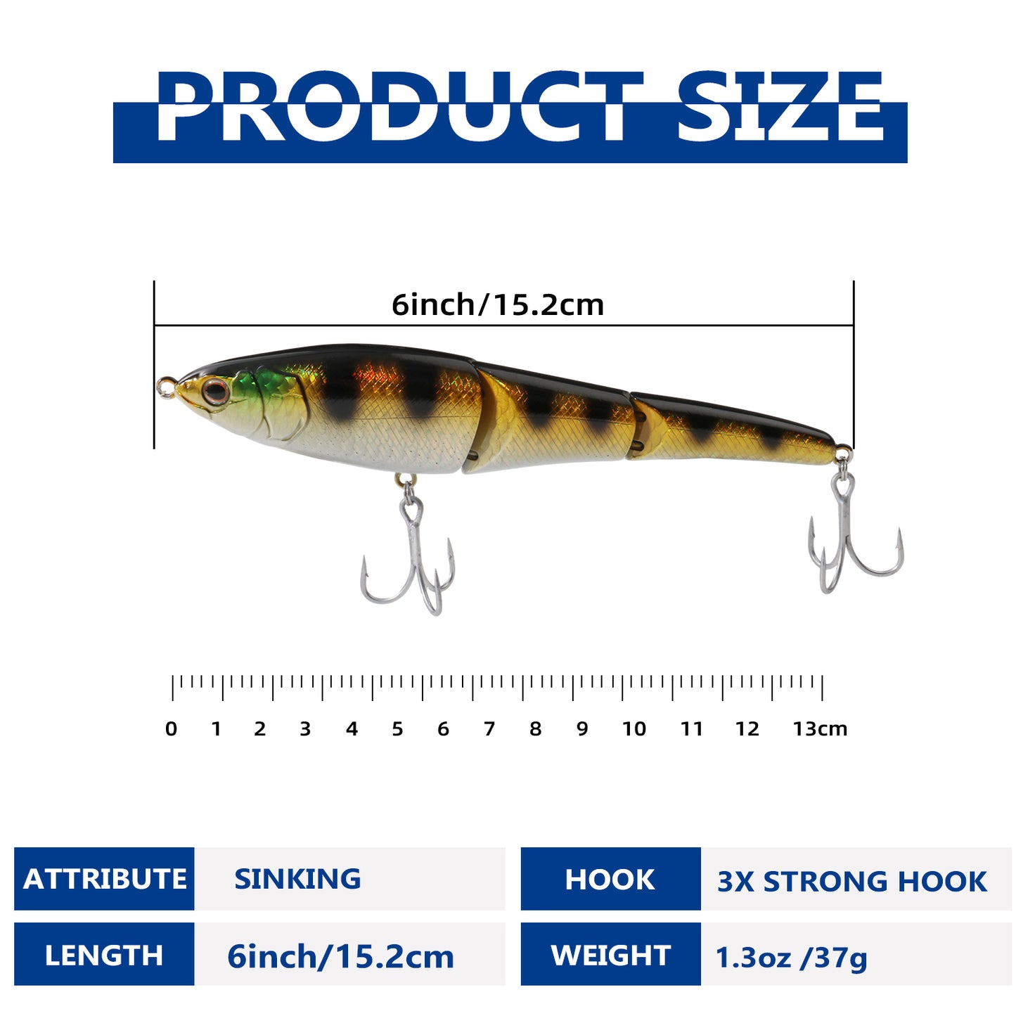GOBAIT® Swimbait Multi Joint Slow Sinking System