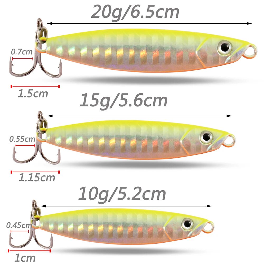 GOBAIT® Metal Jig Lure Shore Casting Flash Jigging System
