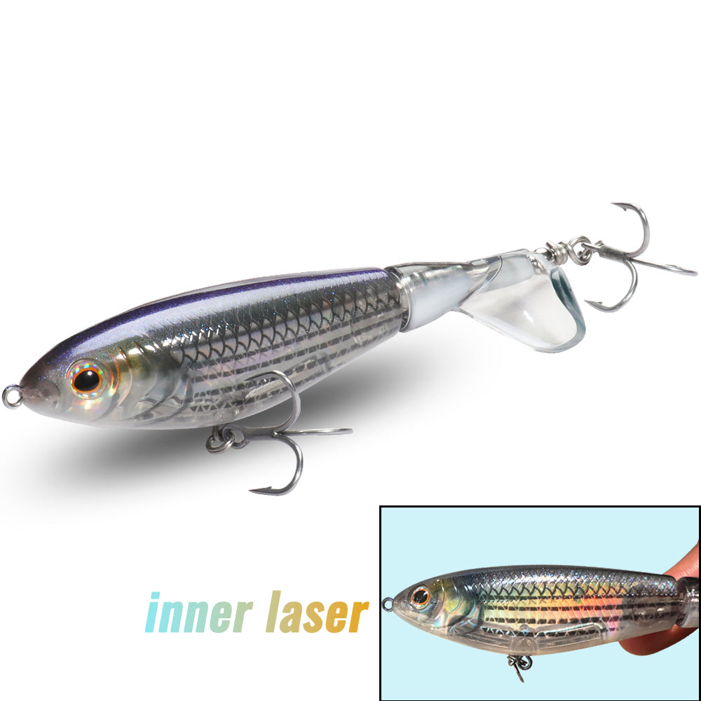 GOBAIT® Topwater Propeller Plopper Lure Rotating Tail System