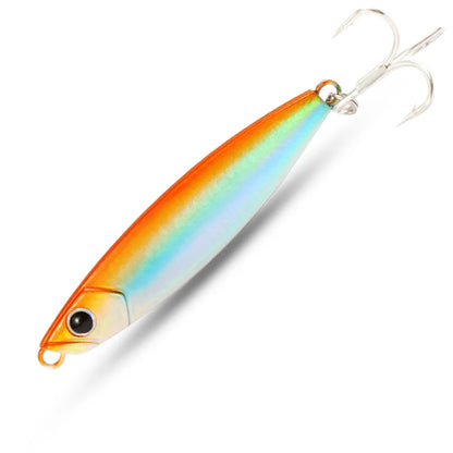 Metal Fishing Lure 10g 15g 20g Shore Cast Hook Swimbait Spoon Jig Artificial Bait Laser Cover Pike Trout Pesca Spinning Tackle