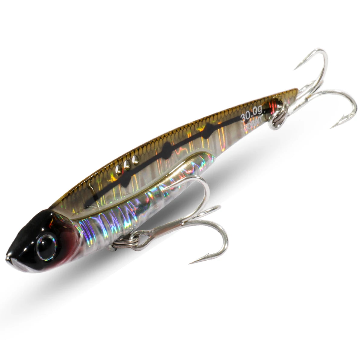 VIB Fishing Lure 20g 25g 30g Metal Jig Sinking Big Blade Long Cast Treble Hooks Spinner Spoon VIBRATION Tackle Pesca Hard Bait