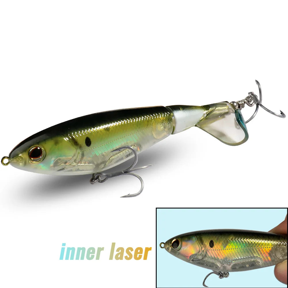 Topwater Propeller Plopper 20g 27g Spin Bait Gear Swimbait Pesca Rotating Tail Wobbler Spinnerbait Angler Fishing Crankbait Lure