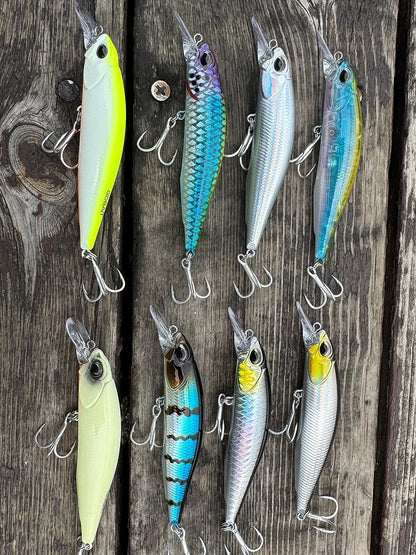 Fishing Lure Kit Floating 8.5g Bait Sinking Minnow 5g Wobbler Swimbait Carp Fishing Tackle Rattle Cranbait Set Pesca Jerkbait