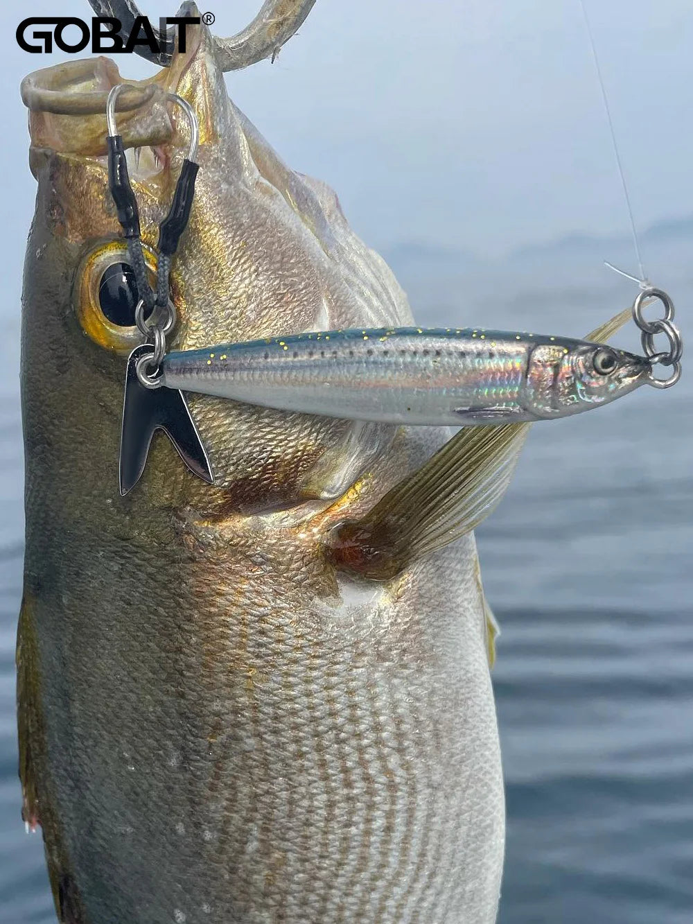 Metal Jig Lure 20g 30g 40g 3D Printed Fast Sinking  Fishing Tackle Blade Hook Swimbait Pesca VIB Bait