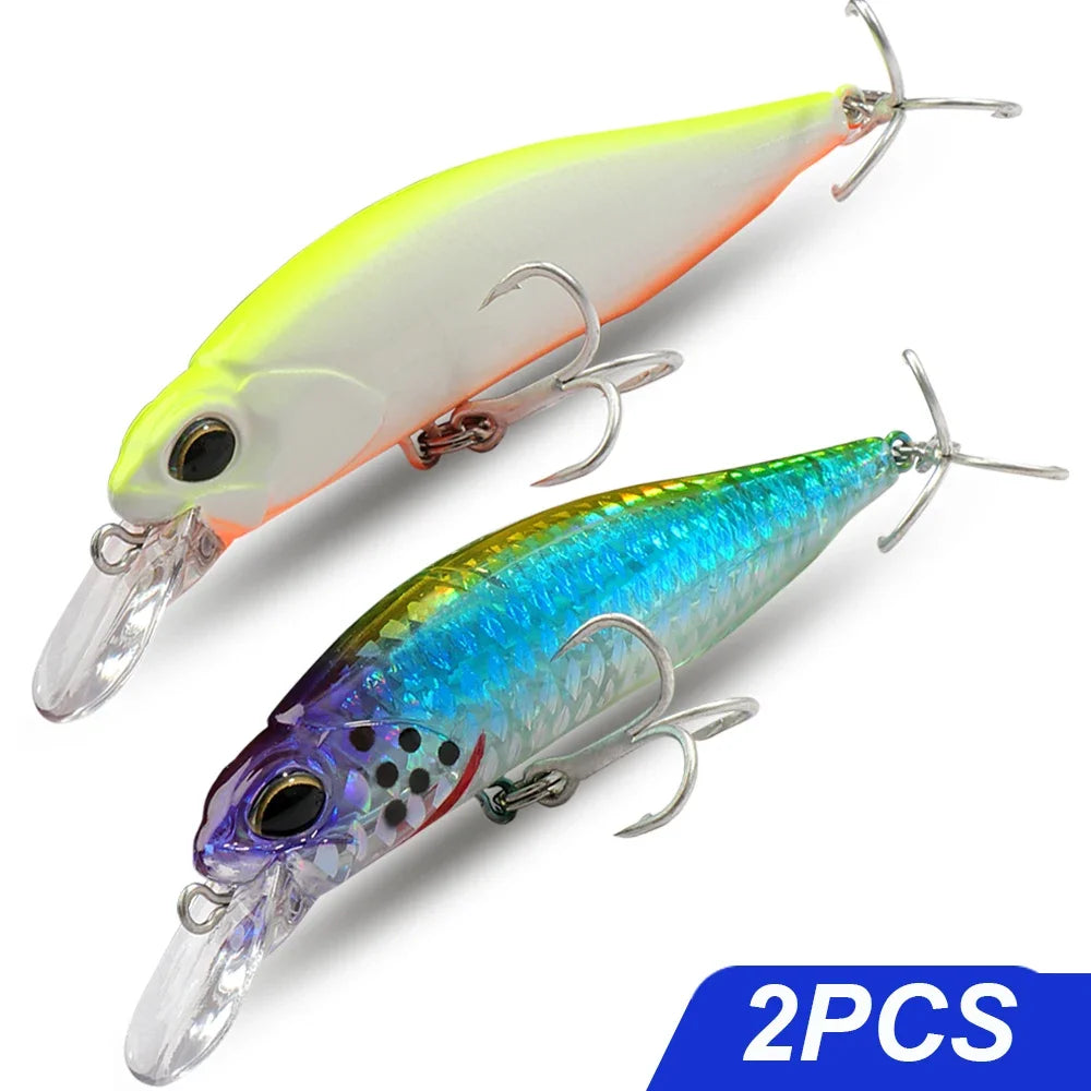 Fishing Lure Kit Floating 8.5g Bait Sinking Minnow 5g Wobbler Swimbait Carp Fishing Tackle Rattle Cranbait Set Pesca Jerkbait