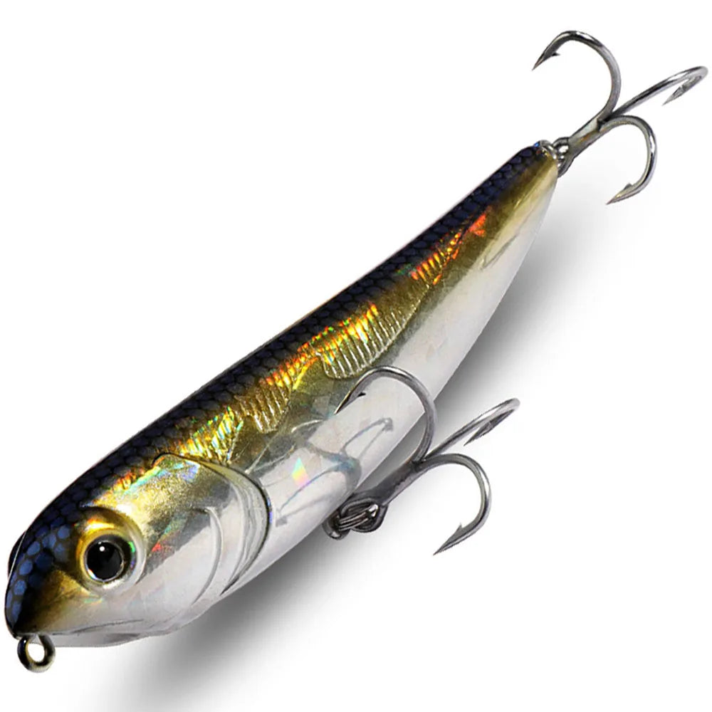 Walk The Dog Topwater Fishing Lure 15g 11cm Floating Pencil Bait 3D Swimbait Hook Popper Pesca Wobbler Minnow Gear Crankbait