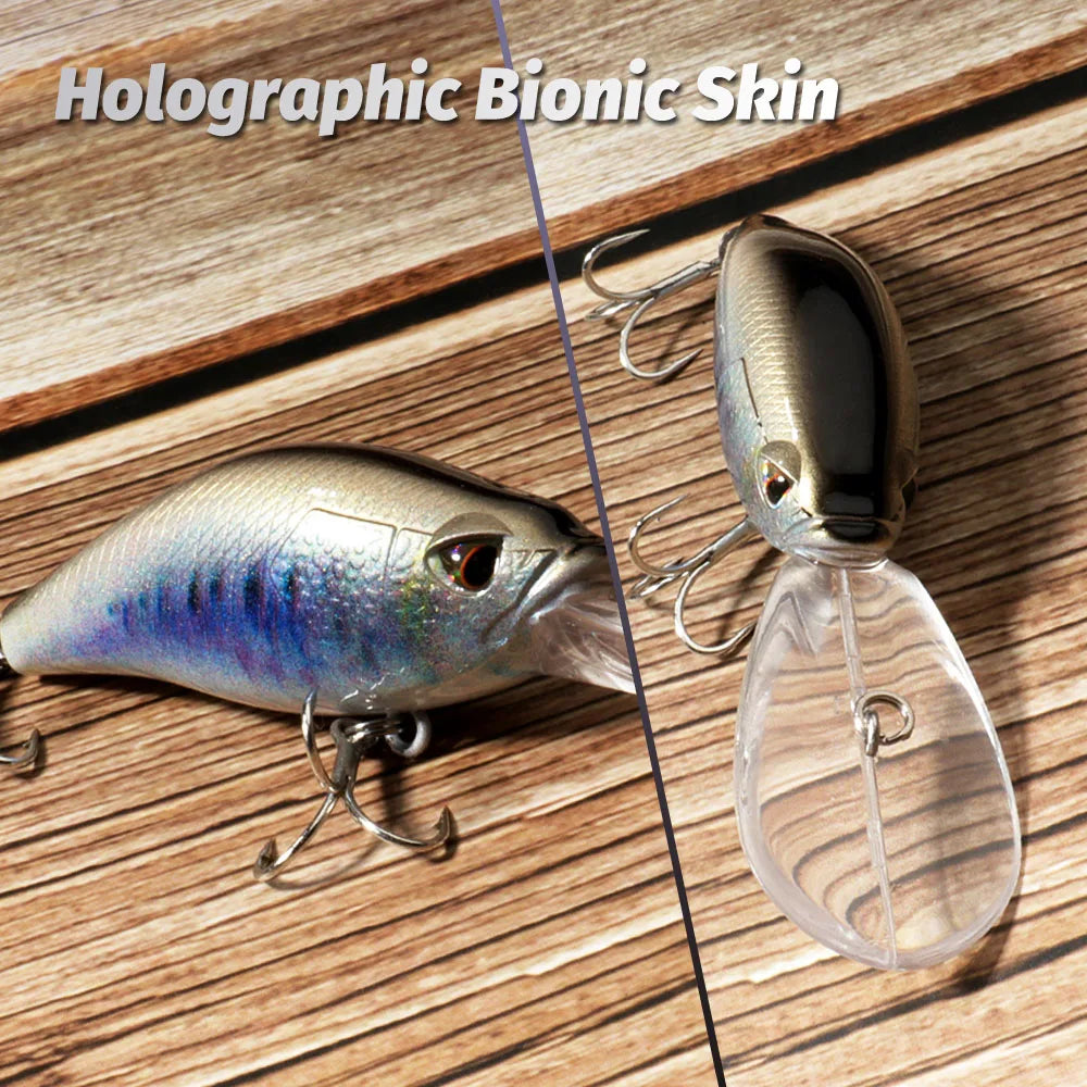 Floating Minnow 12g 10cm Fishing Lure Accoustic Steel Ball Swimbait Hook Wobbler Pesca Jerkbait Crank Tackle Crankbait Bait