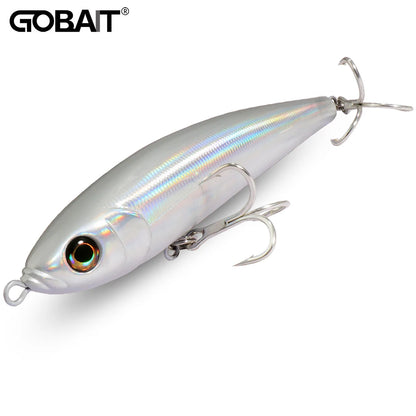 Big Sinking Pencil Lure 107g 18.5cm Fishing Jerkbait Hook Tuna Pesca Tackle Swimbait Cast Deep Floating Minnow Silicone Bait