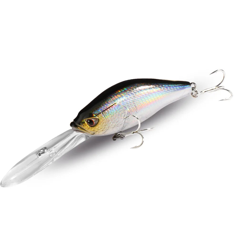 Floating Minnow 12g 10cm Fishing Lure Accoustic Steel Ball Swimbait Hook Wobbler Pesca Jerkbait Crank Tackle Crankbait Bait