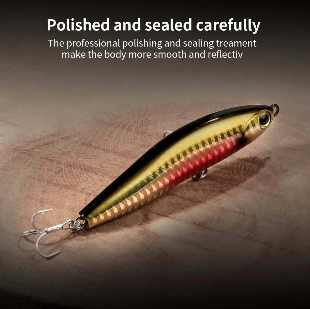 Sinking Pencil 12g 24g Fishing Lure Weight System Silicone Bait Treble Hook Swimbait Wobbler Tackle Jerkbait Artificial Baits