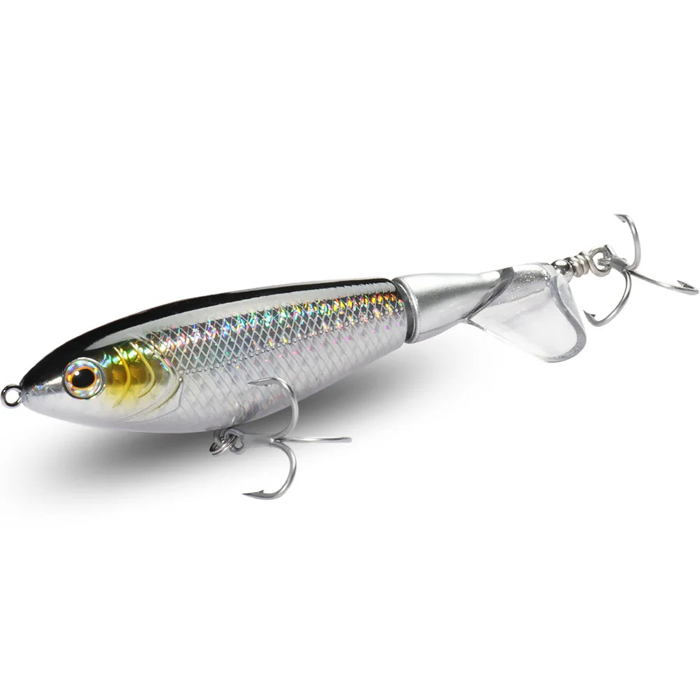 Topwater Propeller Plopper 20g 27g Spin Bait Gear Swimbait Pesca Rotating Tail Wobbler Spinnerbait Angler Fishing Crankbait Lure