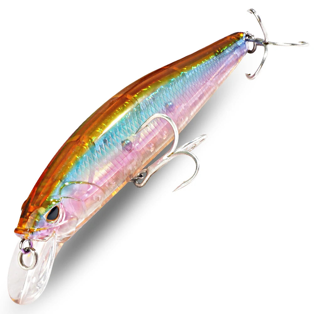Minnow Sinking 19g Floating 15g Fishing Lure HardBait Treble Hooks Swimbait Pesca Tackle Wobbler Crank Jerkbait Artificial Bait