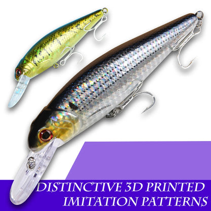 Fat Floating Wobbler 20.5g 13.5cm Jerkbait Treble Hooks Carp Popper Pike Swimbait Minnow Sea Fishing Lure Pesca Artificial Bait