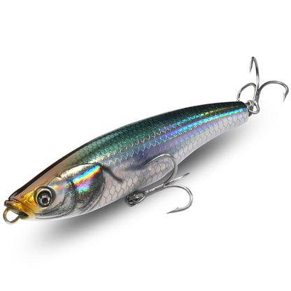 Sinking Pencil Lure 53g 10.5cm Popper Saltwater Hook Swimbait Pesca Plopper Long Cast Whopper Sea Fishing Crankbait Silicon Bait