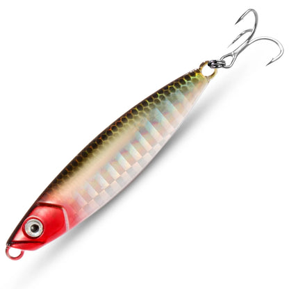 Metal Fishing Lure 10g 15g 20g Shore Cast Hook Swimbait Spoon Jig Artificial Bait Laser Cover Pike Trout Pesca Spinning Tackle
