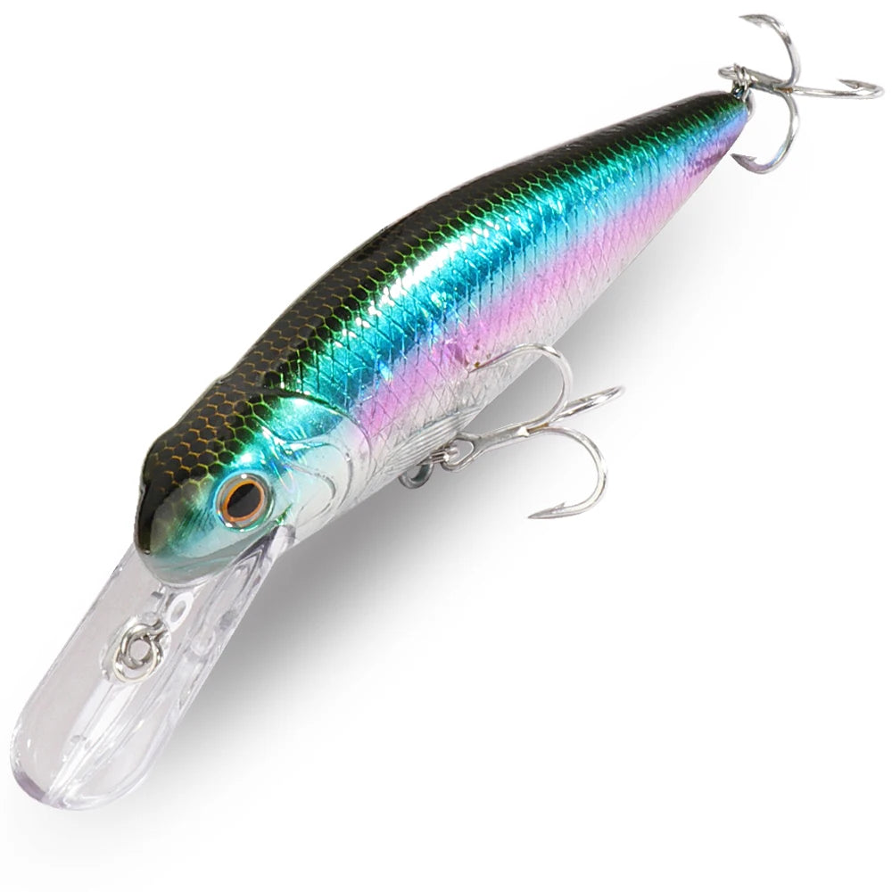 Fat Floating Wobbler 20.5g 13.5cm Jerkbait Treble Hooks Carp Popper Pike Swimbait Minnow Sea Fishing Lure Pesca Artificial Bait