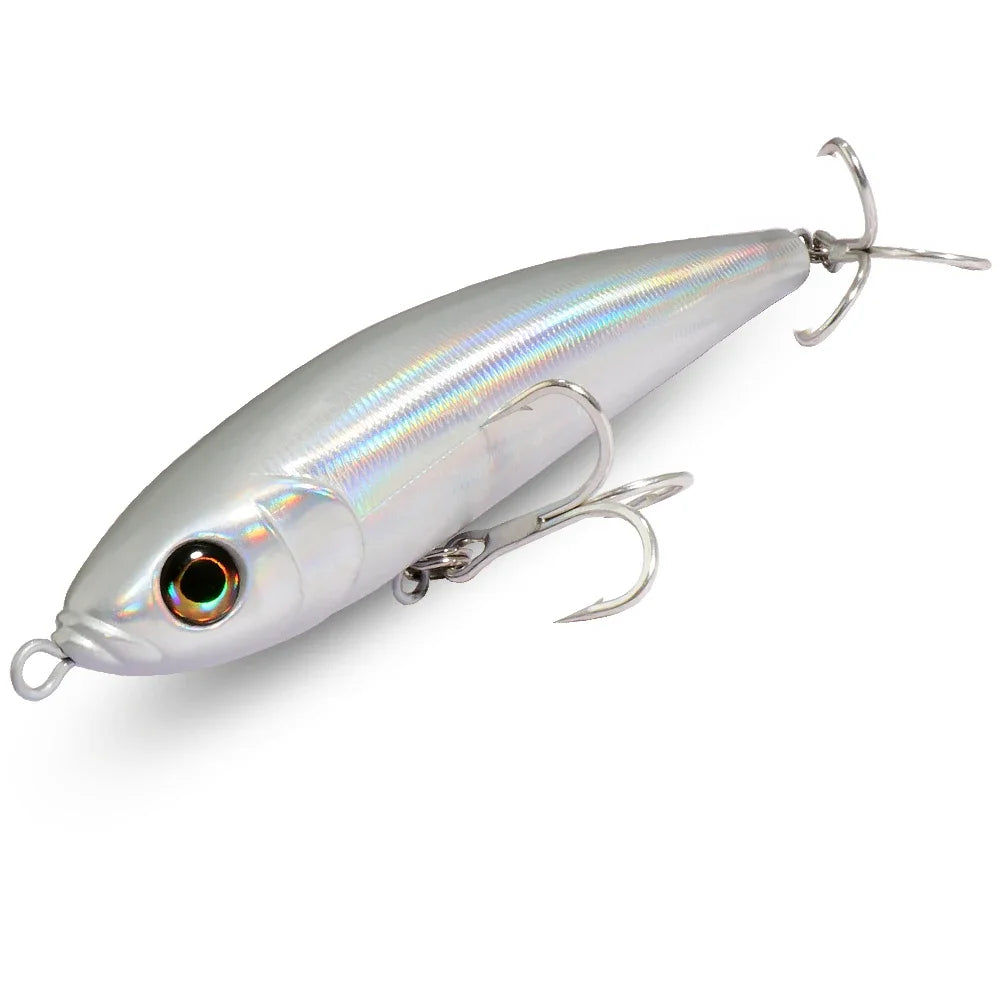 Big Sinking Pencil Lure 107g 18.5cm Fishing Jerkbait Hook Tuna Pesca Tackle Swimbait Cast Deep Floating Minnow Silicone Bait