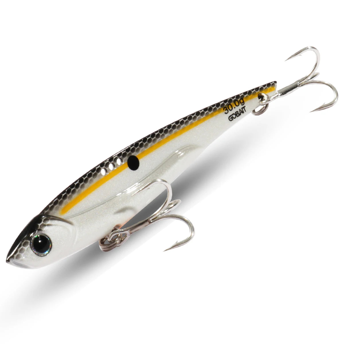 VIB Fishing Lure 20g 25g 30g Metal Jig Sinking Big Blade Long Cast Treble Hooks Spinner Spoon VIBRATION Tackle Pesca Hard Bait