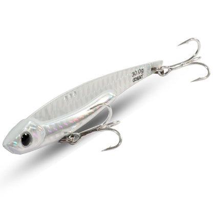 VIB Fishing Lure 20g 25g 30g Metal Jig Sinking Big Blade Long Cast Treble Hooks Spinner Spoon VIBRATION Tackle Pesca Hard Bait