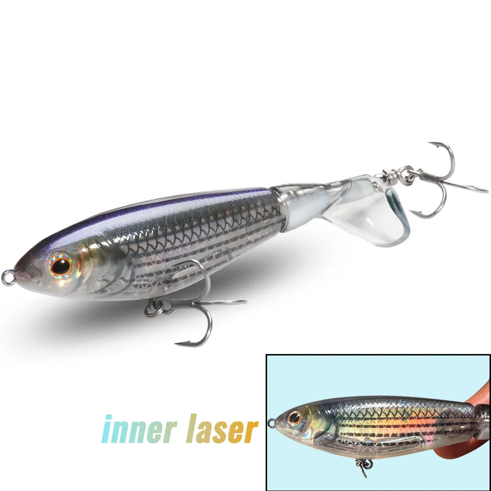 Topwater Propeller Plopper 20g 27g Spin Bait Gear Swimbait Pesca Rotating Tail Wobbler Spinnerbait Angler Fishing Crankbait Lure
