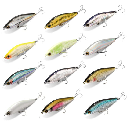 Sinking Pencil 12g 24g Fishing Lure Weight System Silicone Bait Treble Hook Swimbait Wobbler Tackle Jerkbait Artificial Baits