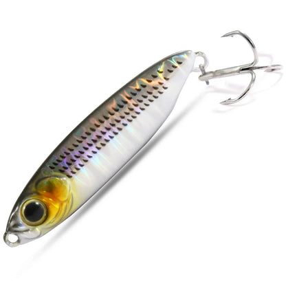 Feather Fishing Colorful Carbon Metal Jig Lure Spinning Spoon Artificial Bait Bass Hook of Minnow Sinking Casting Pesca Tackle