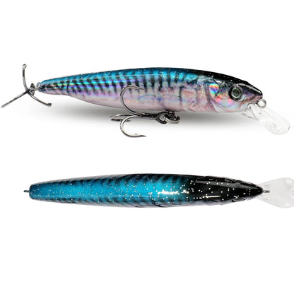 Suspend Fishing Lure 10g 10.2cm Minnow Treble Hooks Swimbait Kit Fishing Tackle Wobbler Rattle Cranbait Bait Pesca Jerkbaits