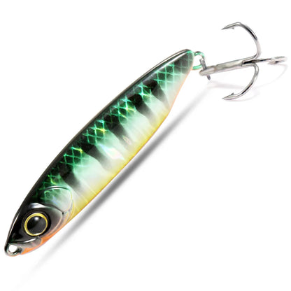 Feather Fishing Colorful Carbon Metal Jig Lure Spinning Spoon Artificial Bait Bass Hook of Minnow Sinking Casting Pesca Tackle