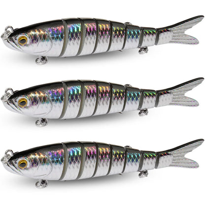 3PCS Swimbait 11g 16g 27g Multi Joint Lure Sinking Bionic Fish Swimming Pesca Bass Treble Hook Carp Fishing Tackle Hard Bait