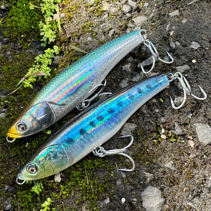 Sinking Pencil Lure 53g 10.5cm Popper Saltwater Hook Swimbait Pesca Plopper Long Cast Whopper Sea Fishing Crankbait Silicon Bait