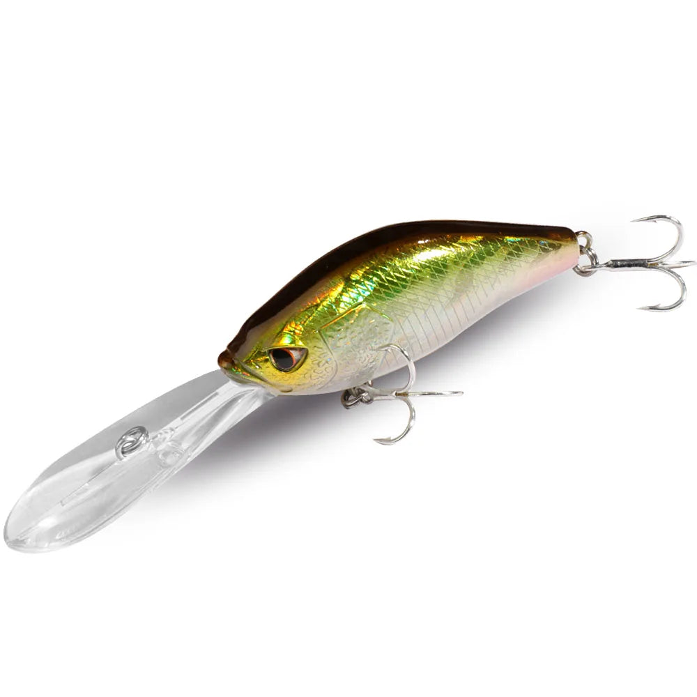 Floating Minnow 12g 10cm Fishing Lure Accoustic Steel Ball Swimbait Hook Wobbler Pesca Jerkbait Crank Tackle Crankbait Bait