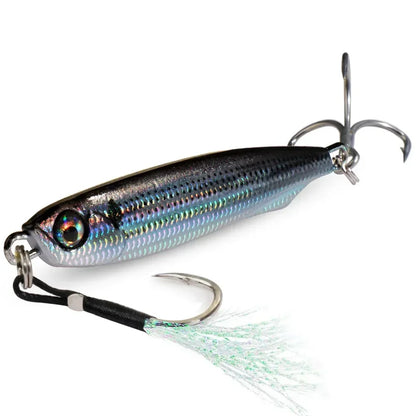 GOBAIT Metal Jig Lure 10g 20 30g 40g Spinner Spoon 3D Eye Color Spinning Fishing Tackle Popper Gear Hook Swimbait Pesca Bait