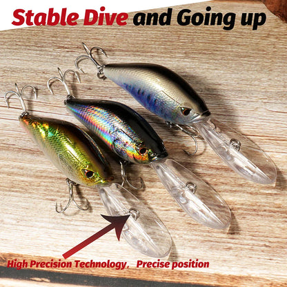 Floating Minnow 12g 10cm Fishing Lure Accoustic Steel Ball Swimbait Hook Wobbler Pesca Jerkbait Crank Tackle Crankbait Bait