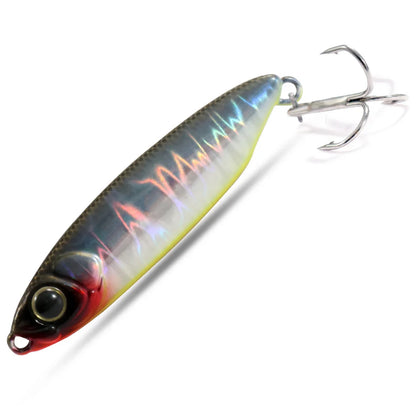 Feather Fishing Colorful Carbon Metal Jig Lure Spinning Spoon Artificial Bait Bass Hook of Minnow Sinking Casting Pesca Tackle