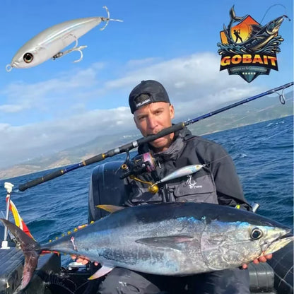 Big Sinking Pencil Lure 107g 18.5cm Fishing Jerkbait Hook Tuna Pesca Tackle Swimbait Cast Deep Floating Minnow Silicone Bait