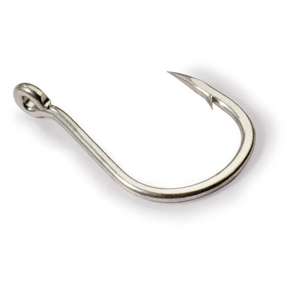 10PCS Heavy-Duty Circle Fishing Hooks – 1/0 to 7/0 Barbed Steel Alloy Big Fish Hooks, Anti-Rust & Ultra Sharp for Tuna & Saltwater Fishing
