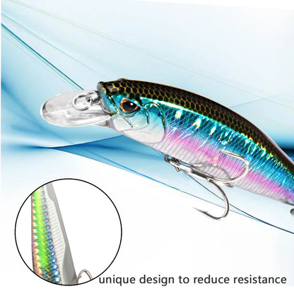 Minnow Sinking 19g Floating 15g Fishing Lure HardBait Treble Hooks Swimbait Pesca Tackle Wobbler Crank Jerkbait Artificial Bait