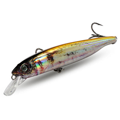 Suspend Fishing Lure 10g 10.2cm Minnow Treble Hooks Swimbait Kit Fishing Tackle Wobbler Rattle Cranbait Bait Pesca Jerkbaits