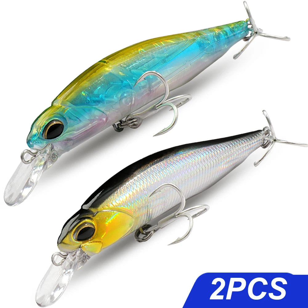 Fishing Lure Kit Floating 8.5g Bait Sinking Minnow 5g Wobbler Swimbait Carp Fishing Tackle Rattle Cranbait Set Pesca Jerkbait