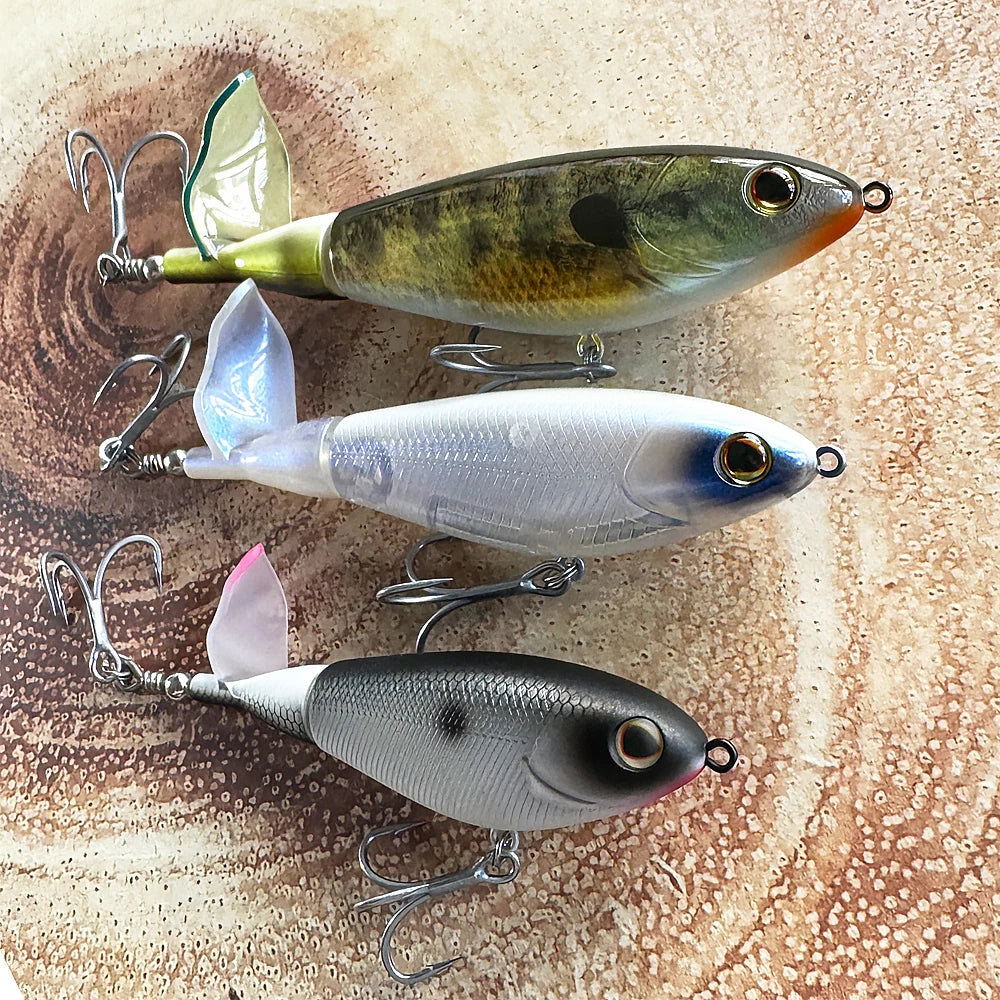 Topwater Propeller Plopper 20g 27g Spin Bait Gear Swimbait Pesca Rotating Tail Wobbler Spinnerbait Angler Fishing Crankbait Lure