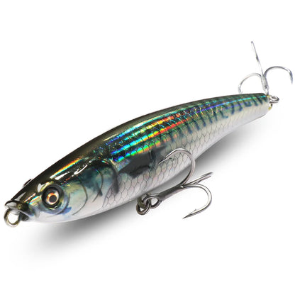 Sinking Pencil Lure 53g 10.5cm Popper Saltwater Hook Swimbait Pesca Plopper Long Cast Whopper Sea Fishing Crankbait Silicon Bait