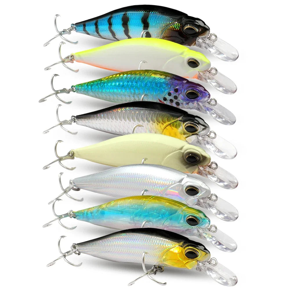 Fishing Lure Kit Floating 8.5g Bait Sinking Minnow 5g Wobbler Swimbait Carp Fishing Tackle Rattle Cranbait Set Pesca Jerkbait