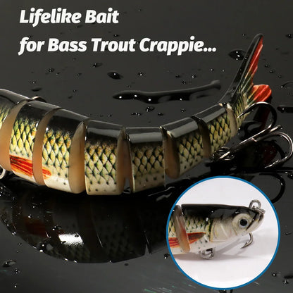 3PCS Swimbait 11g 16g 27g Multi Joint Lure Sinking Bionic Fish Swimming Pesca Bass Treble Hook Carp Fishing Tackle Hard Bait