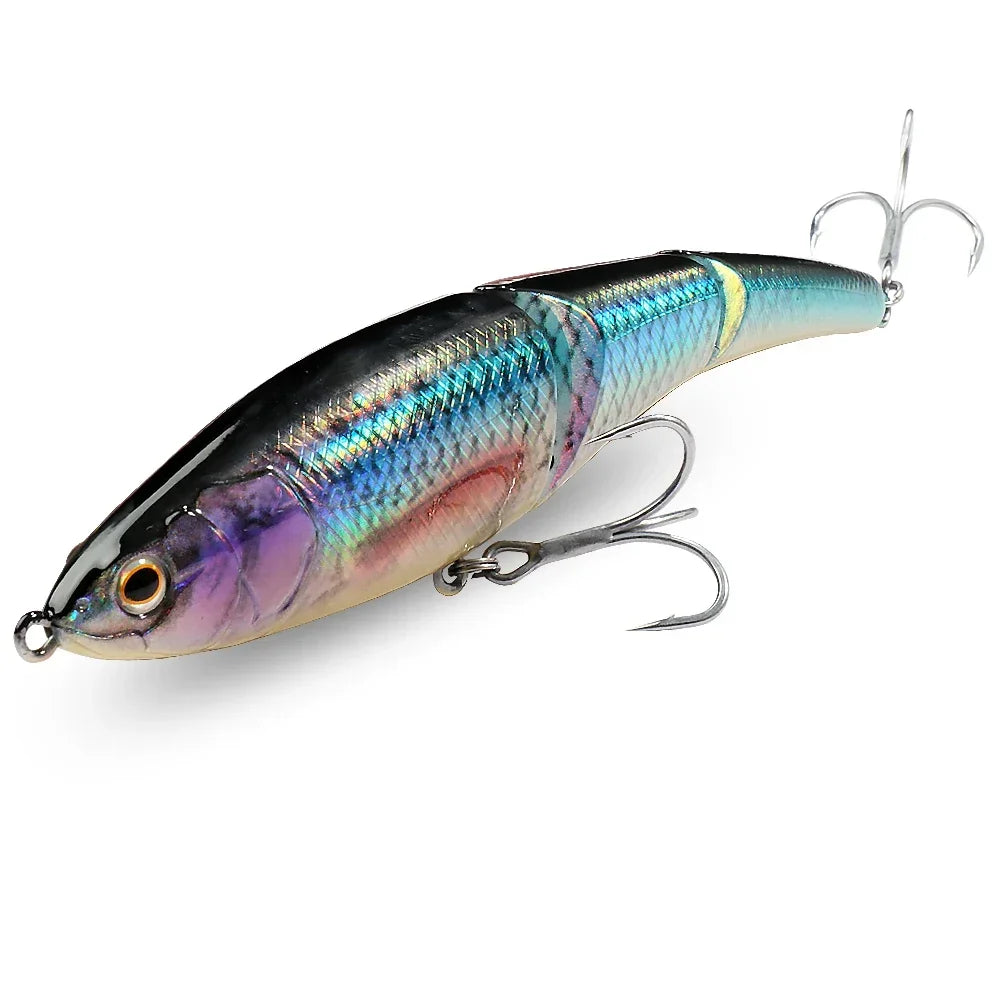 Swimbait 37g 14.5cm Multi Joint Lure Slow Sinking Pencil Metal Joints VIB Pesca Treble Hooks Carp Fishing Tackle Hard Bait