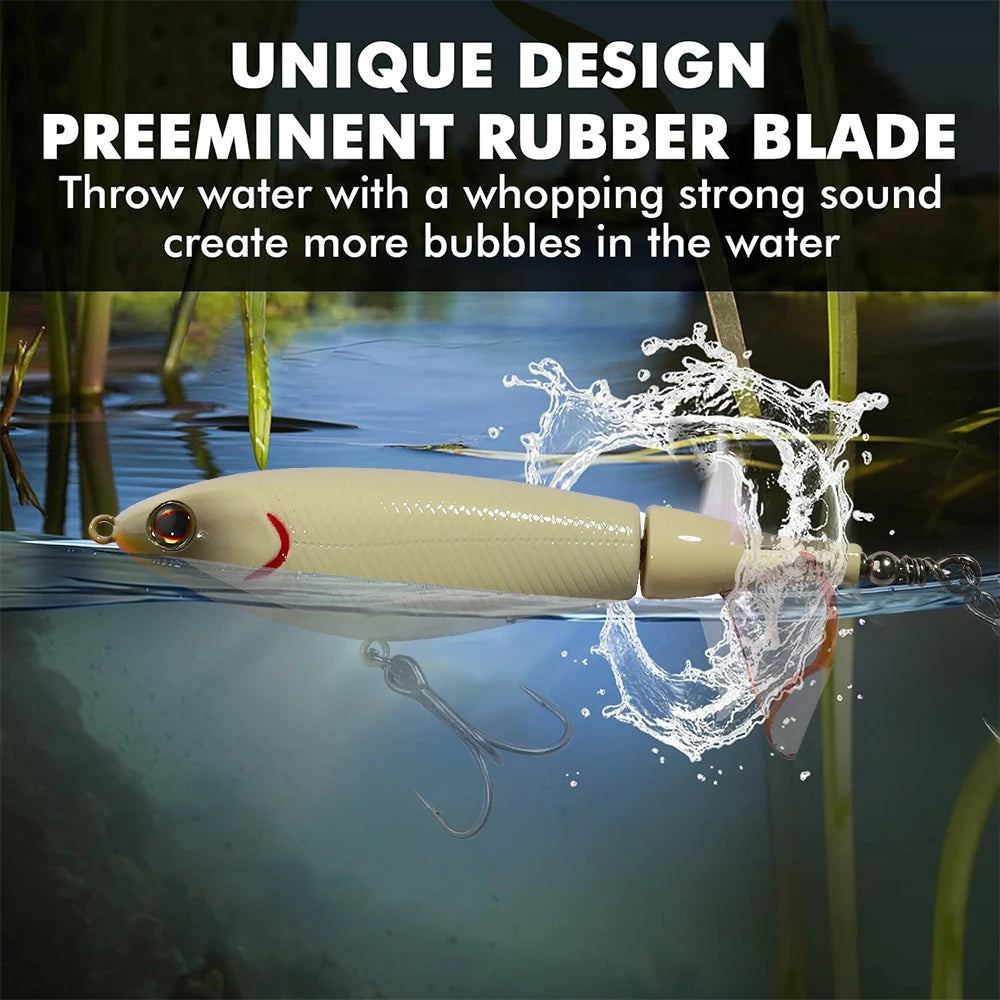 Topwater Propeller Plopper 20g 27g Spin Bait Gear Swimbait Pesca Rotating Tail Wobbler Spinnerbait Angler Fishing Crankbait Lure