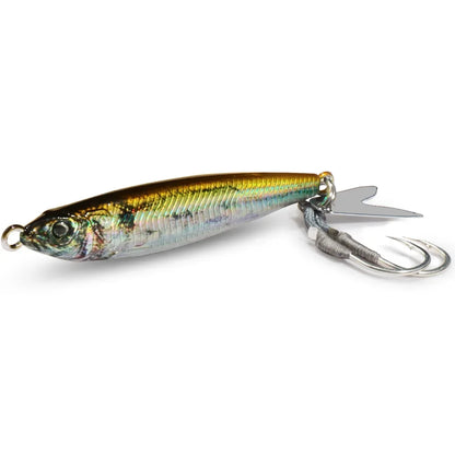 Metal Jig Lure 20g 30g 40g 3D Printed Fast Sinking  Fishing Tackle Blade Hook Swimbait Pesca VIB Bait