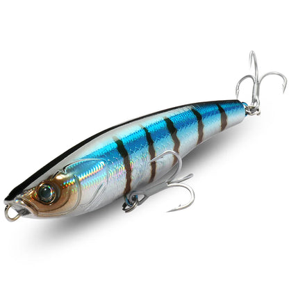 Sinking Pencil Lure 53g 10.5cm Popper Saltwater Hook Swimbait Pesca Plopper Long Cast Whopper Sea Fishing Crankbait Silicon Bait