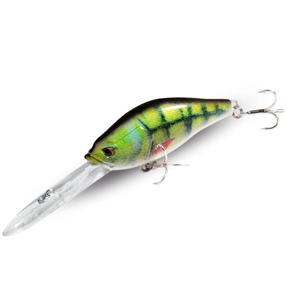 Floating Minnow 12g 10cm Fishing Lure Accoustic Steel Ball Swimbait Hook Wobbler Pesca Jerkbait Crank Tackle Crankbait Bait